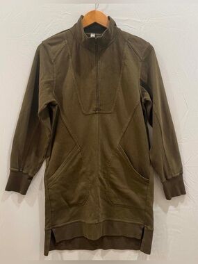 Daily Practice by Anthropologie Meru Mini Dress Green Women M NWT